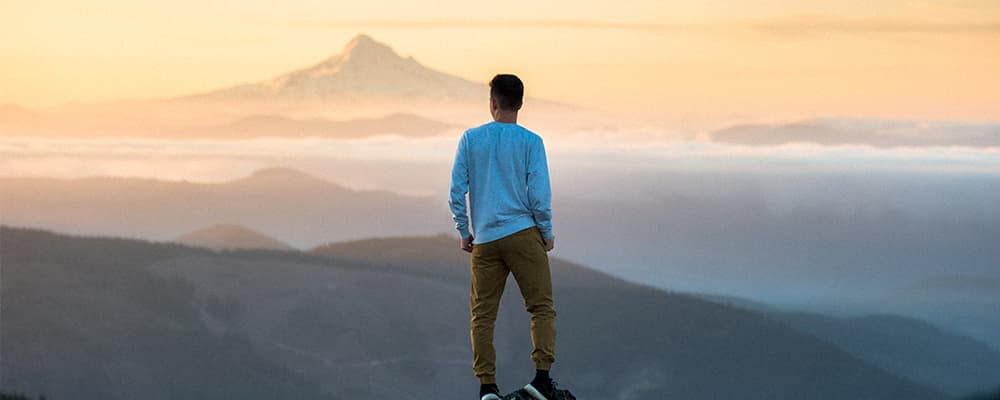 Ausblick auf die Berge